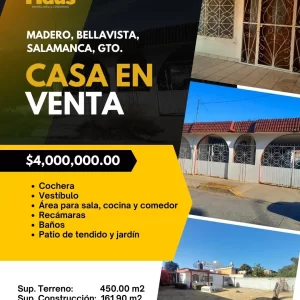 MADERO, BELLAVISTA, SALAMANCA, GTO