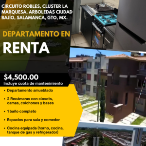 CIRCUITO ROBLES, CLUSTER LA MARQUESA, ARBOLEDAS CUIDAD MAJÍO, SALAMANCA, GTO, MX